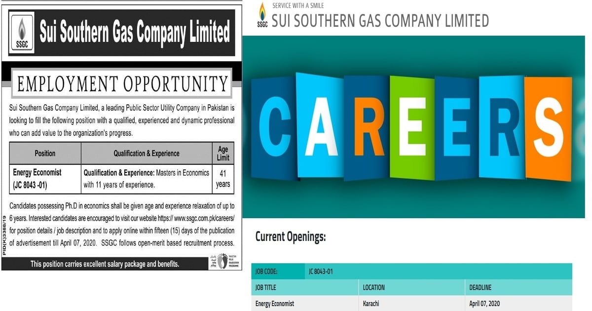 Featured Image Sui Southern Gas Company Limited Ssgc Jobs 2020 Apply Online Latest