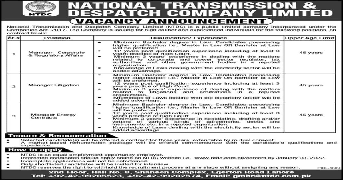 Featured Image Ntdc Jobs 2021 Apply Online Www.ntdc.com.pk Advertisement Latest