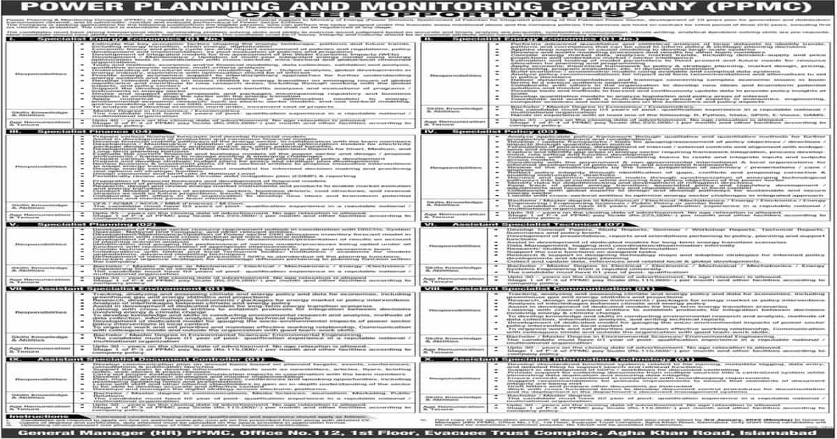 Featured Image Power Planning And Monitoring Company Ppmc Jobs 2021 Pitc.com.pk