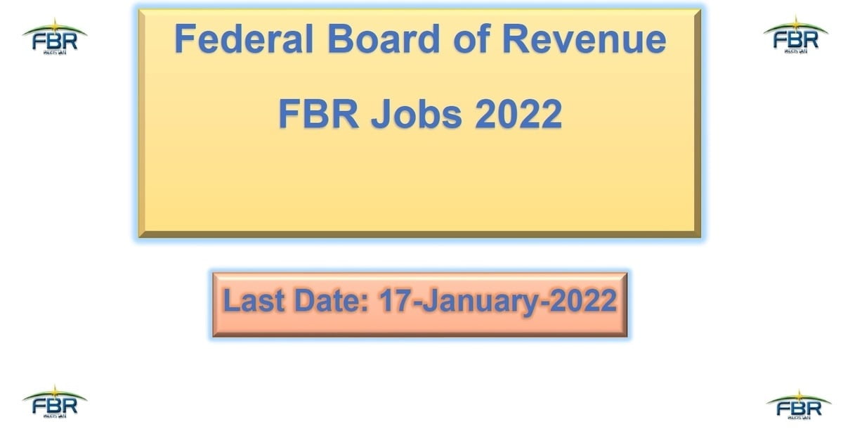 Featured Image Federal Board Of Revenue Fbr Jobs 2022 Through Fpsc Latest