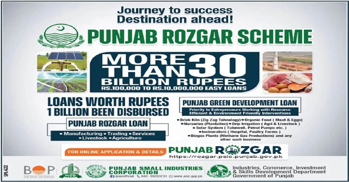 Featured Image Punjab Rozgar Scheme Apply Online Rozgar.psic.punjab.gov.pk