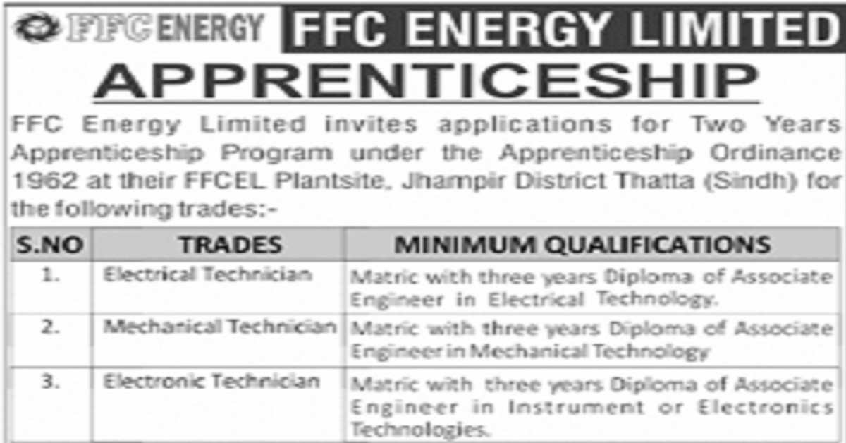 Featured Image Fauji Fertilizer Company Ffc Energy Limited Apprenticeship 2024