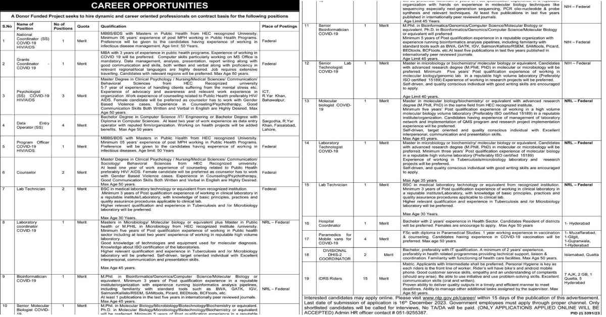 Featured Image National Tb Control Programme Ntp Jobs 2023 Apply Online