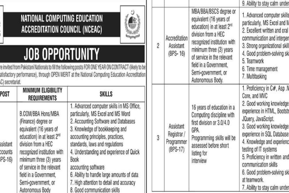 Featured Image National Computing Education Accreditation Council Nceac Jobs 2024
