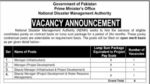 Featured Image National Disaster Management Authority NDMA Jobs February 2024